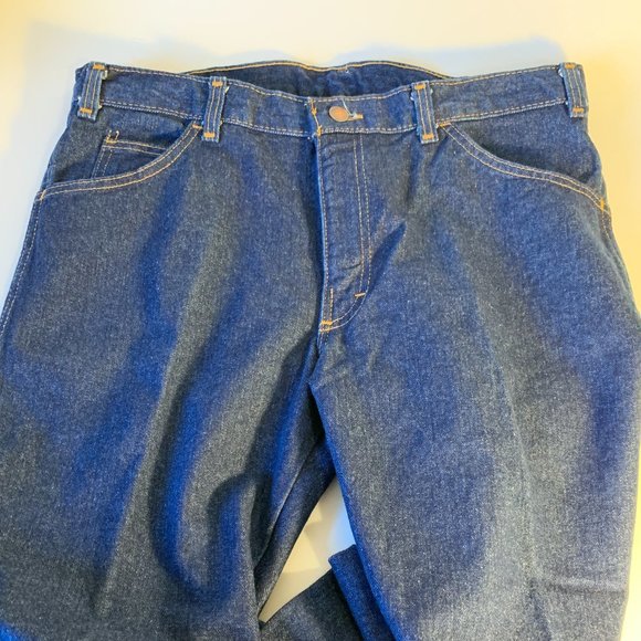 NEW! Vintage 90s Power Blues Jeans Made in USA Men's 36x30 - Picture 2 of 7